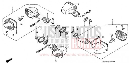 FRECCIA (VTR1000SPY/1) (VTR1000SP2/3-CM) VTR1000SP1 di 2001